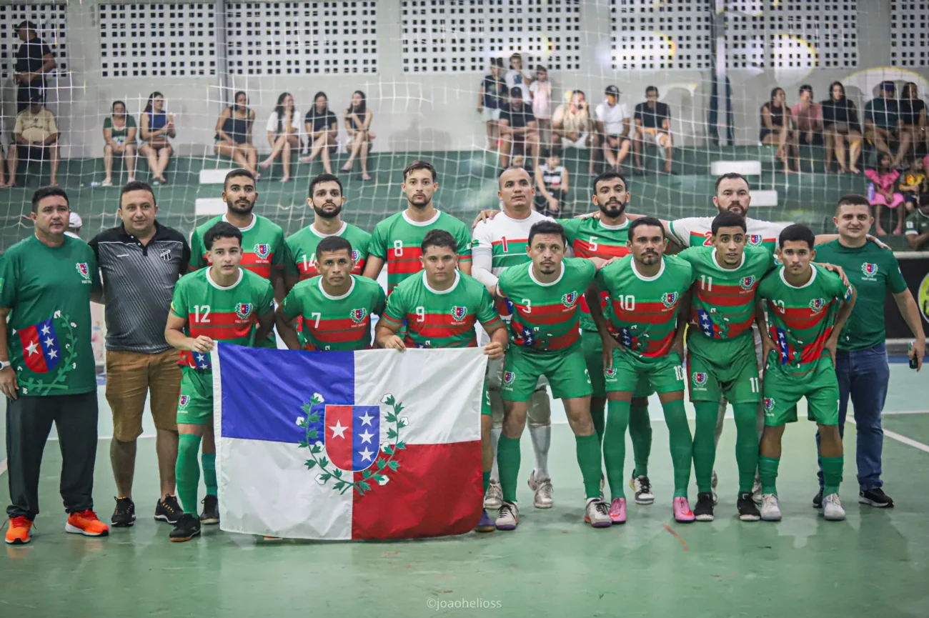 Piquet Carneiro sofre goleada fora de casa no campeonato cearense de seleções municipais de futsal 2026