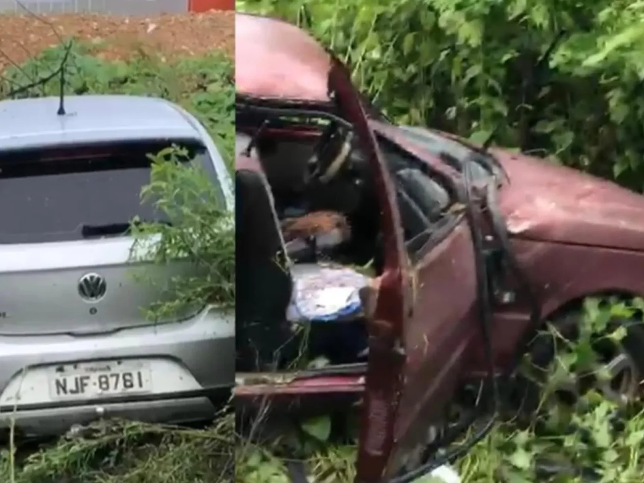 Colisão entre dois carros deixa cinco feridos na BR-020, no Sertão Central do Ceará