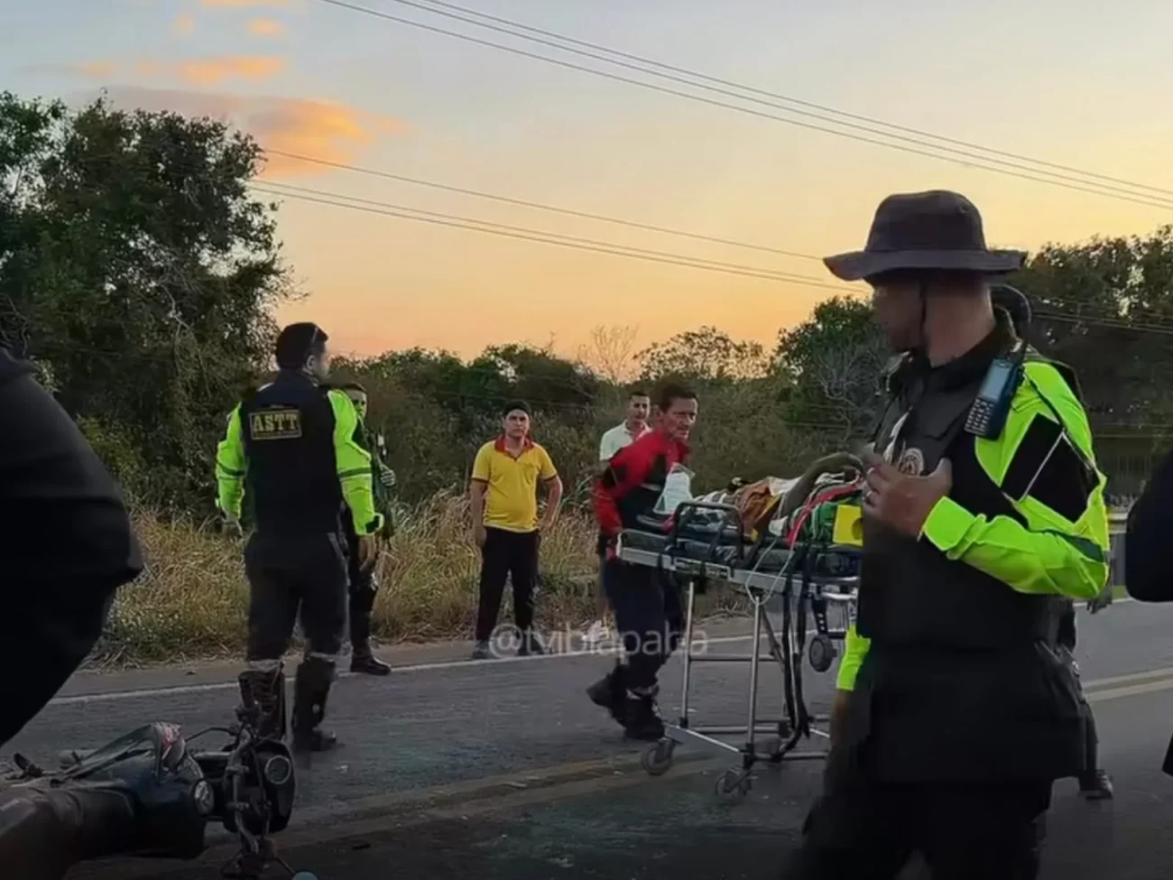 Acidente grave entre duas motos deixa motociclistas feridos na serra da Ibiapaba 