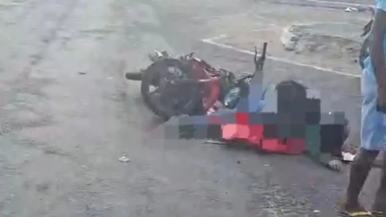 Acidente entre carro e moto na entrada das brocas, em Itapipoca, mobiliza atenção após colisão