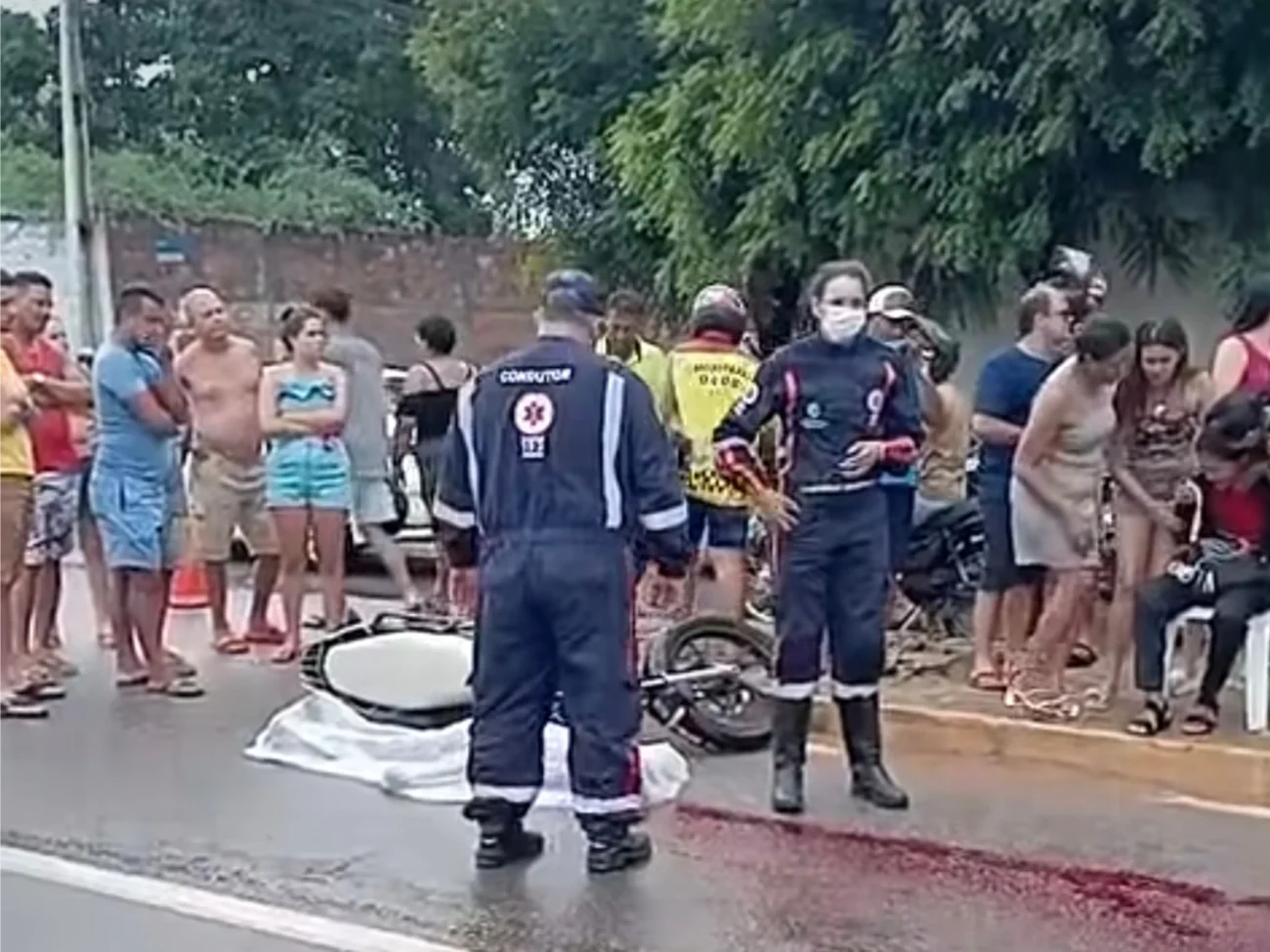 Vídeo mostra acidente de trânsito com vítima fatal em Juazeiro do Norte no Ceará 
