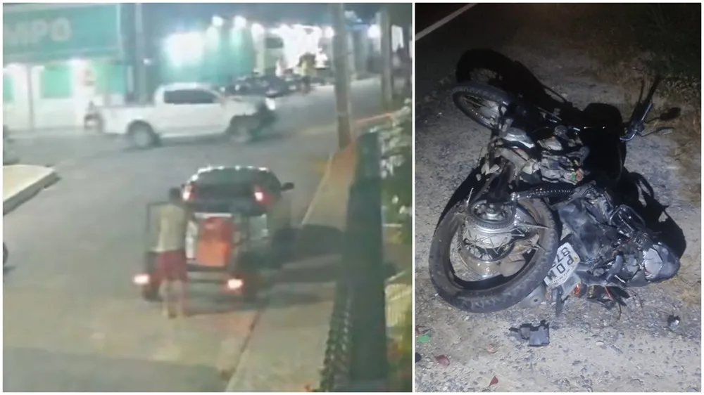 Motociclista morre após ser atingido por caminhonete que fugiu sem prestar socorro em Nova Russas
