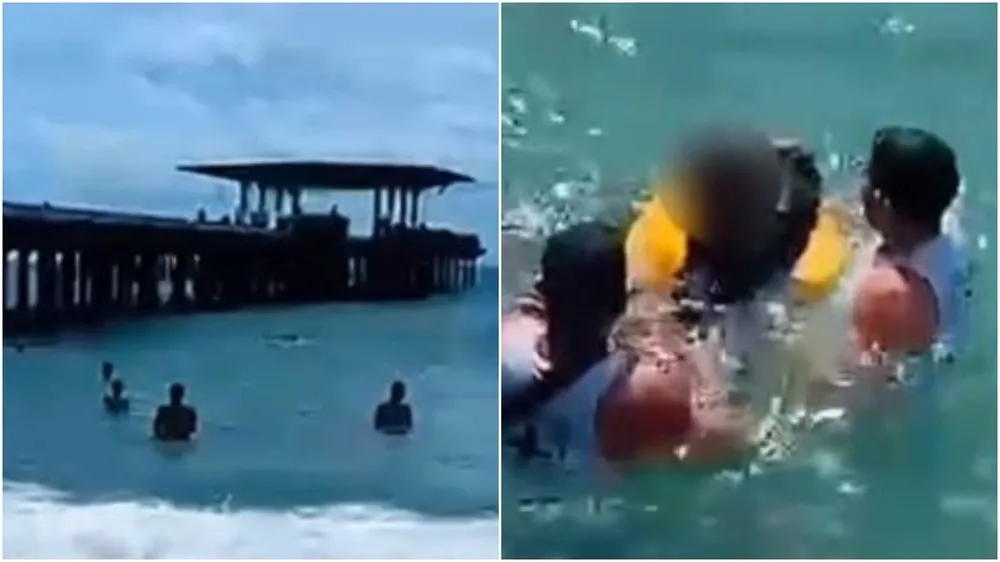 Adolescente é resgatado de afogamento após salto de ponte em Fortaleza
