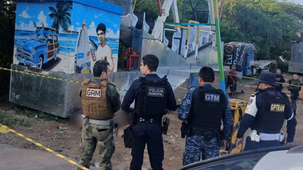 Homem com tornozeleira é encontrado morto em parque de diversão; colegas de trabalho são presos