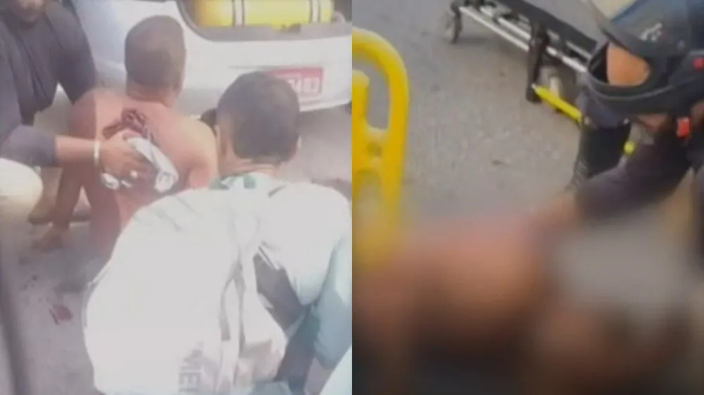 Briga de faca entre taxistas termina com dois feridos no centro de Fortaleza